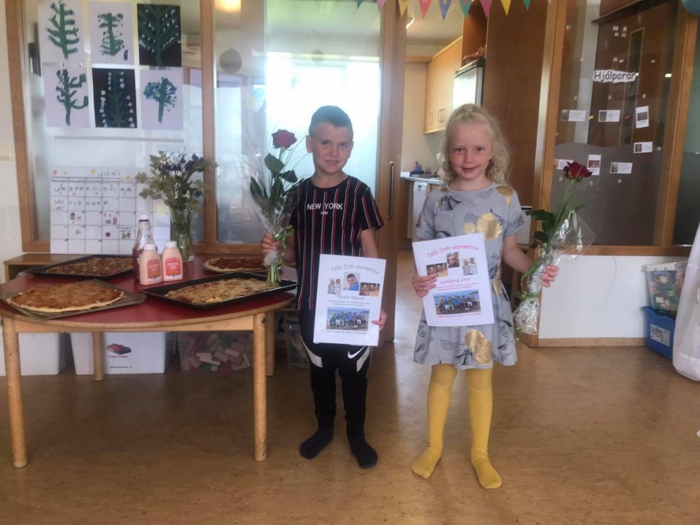 Útskrift Bjarka og Jönu