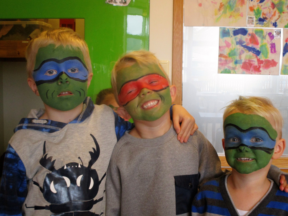 það var þó nokkuð um turtleskarla :)