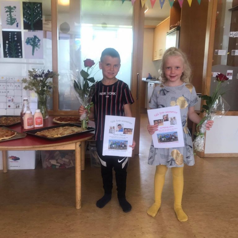 Útskrift Bjarka og Jönu