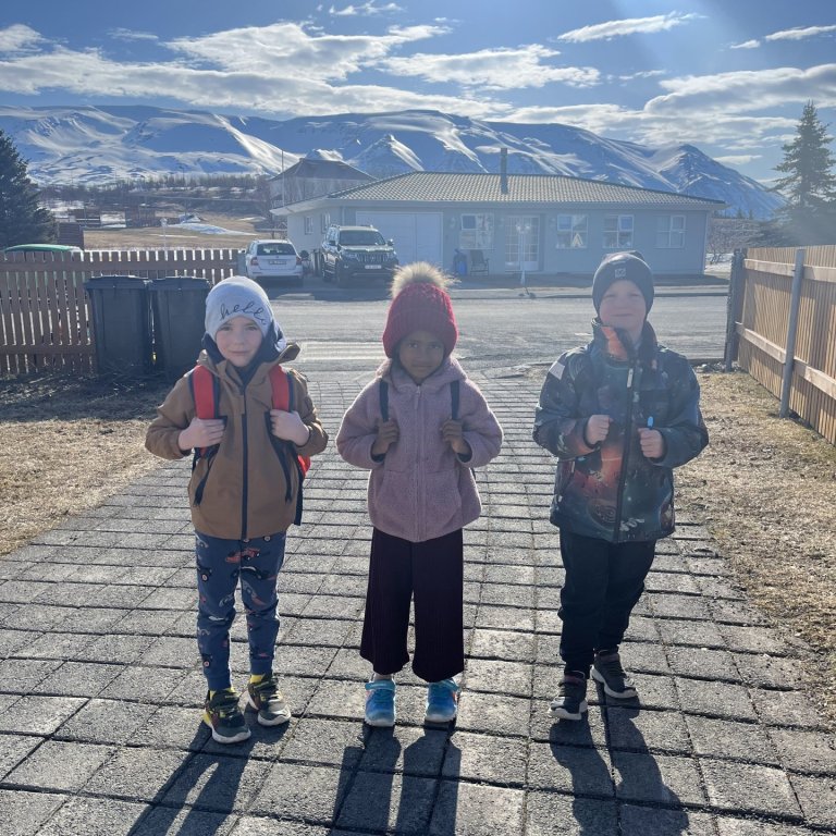 Skólaheimsókn í maí