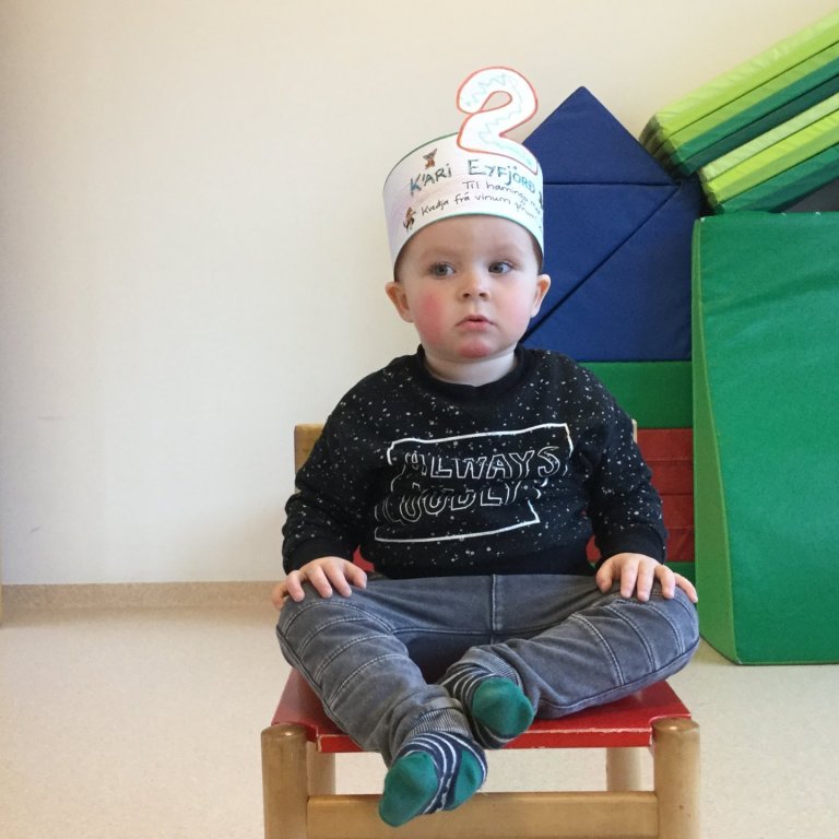 Kári Eyfjörð varð 2 ára þann 30. september síðastliðinn.